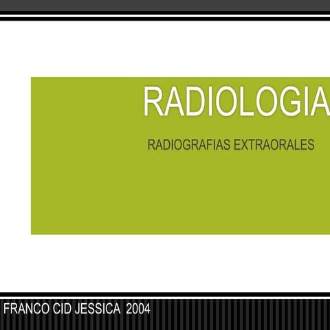 Radiologia extraorales