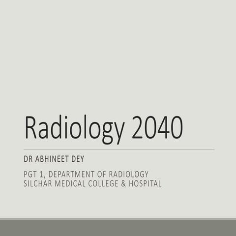 Radiology 2040