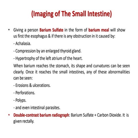 RADIOLOGY/Imaging of The Small Intestine