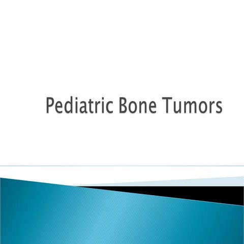 Radiology pediatric bone tumors