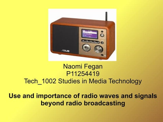 Radio Waves presentation | PPT