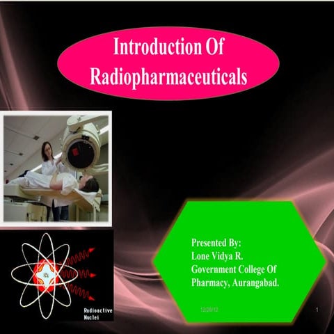 Radiopharmaceuticals | PPT