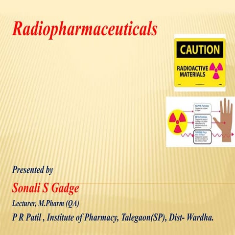 Radiopharmaceuticals