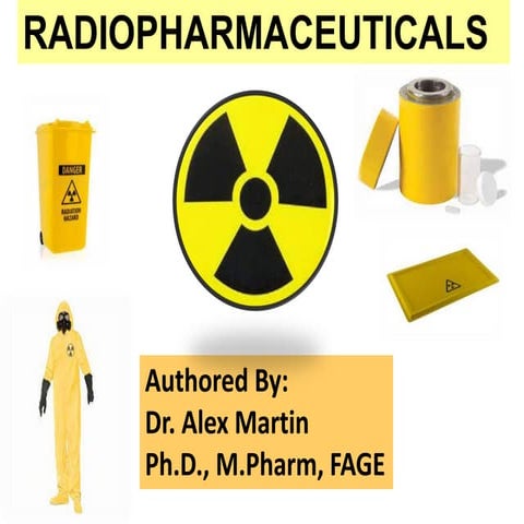 Radiopharmaceuticals (PCI syllabus, B.Pharm)