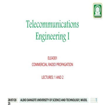 Radio Propagations Lectures one lec.pptx