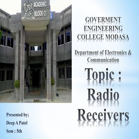 Radio receivers,dp