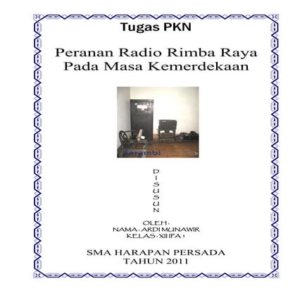 Radio rimba raya | PDF