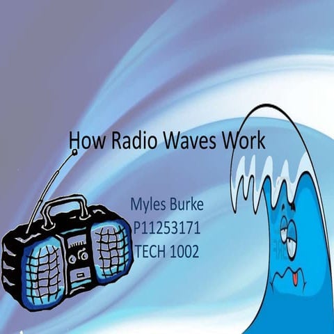 Radio waves presentation
