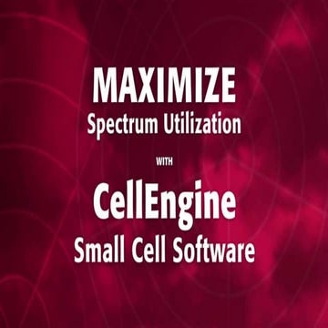 Radisys cell engine solutions