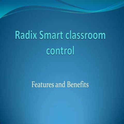 Radix Smart Class Classroom Management Software