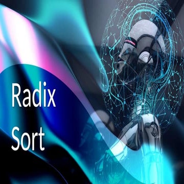 Radix Sort Sorting Algorithm Powerpoint Pptx