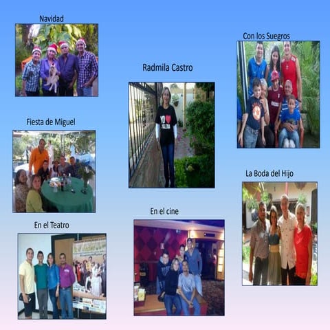 Radmila Castro y Familia