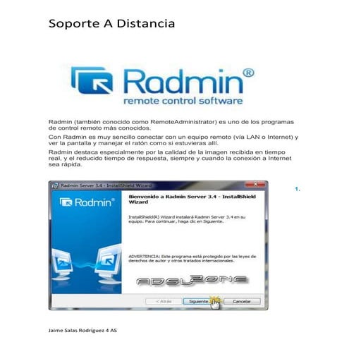 Cómo instalar y configurar radmin | PDF