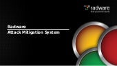 Radware Attack Mitigation System