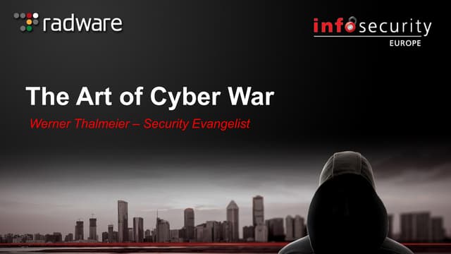 InfoSecurity Europe 2014:  The Art ...