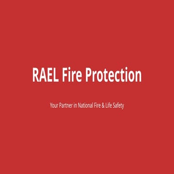 RAEL Fire Protection Services - New York City | PPTX