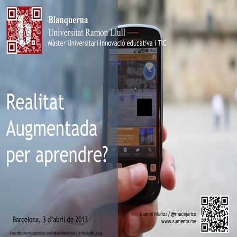 Realitat Augmentada per aprendre?
