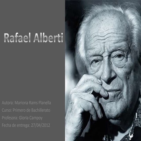 Rafael Alberti pwp