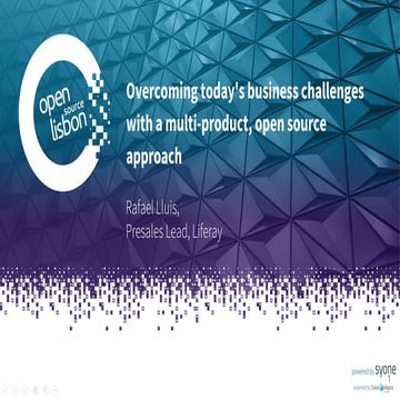 Rafael Lluis - Liferay - OSL19