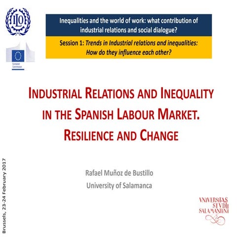 Industrial Relations and Inequality in the Spanish Labour Market