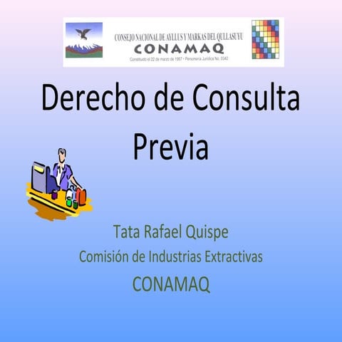Derecho de consulta previa