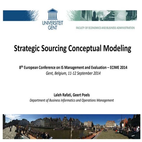 Strategic Sourcing Conceptual Modeling | PPTX