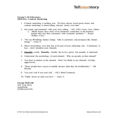 Rafeedie Follow Up Thoughts