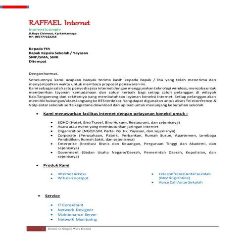 Raffael internet | DOCX