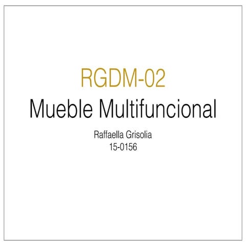Raffaella Grisolia  rgdm-02 (mueble multifuncional)