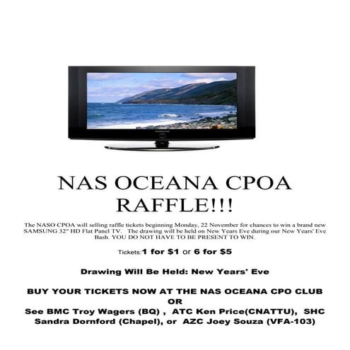 Raffle Flyer | PDF