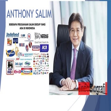 Anthony Salim: Innovator and Leader of Salim Group's Global Success | PPTX