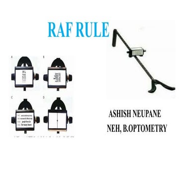 RAF  RULE FOR CALCULATING NEAR POINT OF ACCOMMODATION AND NEAR POINT OF CONVE...