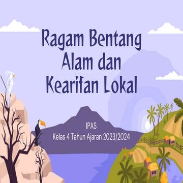 Ragam Bentang Alam dan Kearifan Lokal.pptx