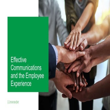5/22 Effective Communications and the Employee Experience Webinar