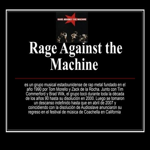 Rage Against The Machine