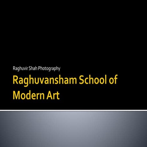 Raghuvir shah photography | PPTX