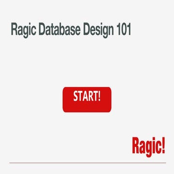 Ragic Database design 101