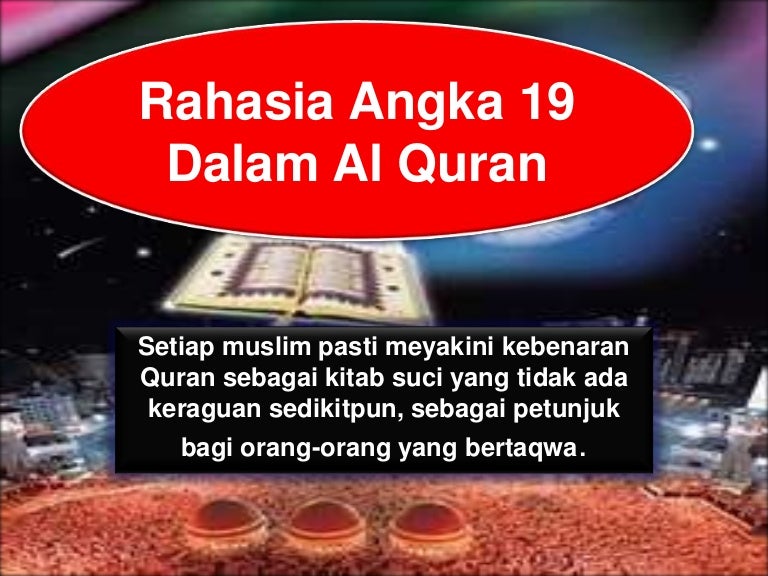 Rahasia Angka 19 Dalam