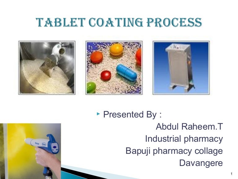 Tablet coating process
