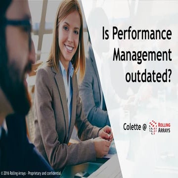 Is performance management outdated?
