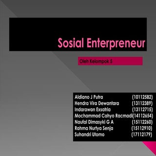 tugas 3 - sosial enterpreneur