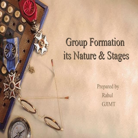 GROUP FORMATION