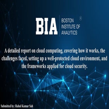Cloud Computing Unveiled: Challenges, Security Frameworks, and Best Practices