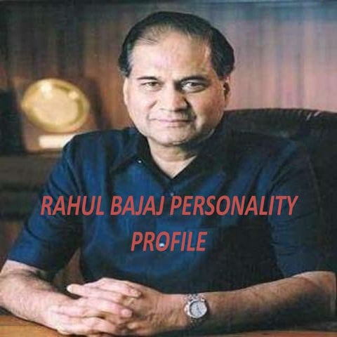 Rahul Bajaj Profile