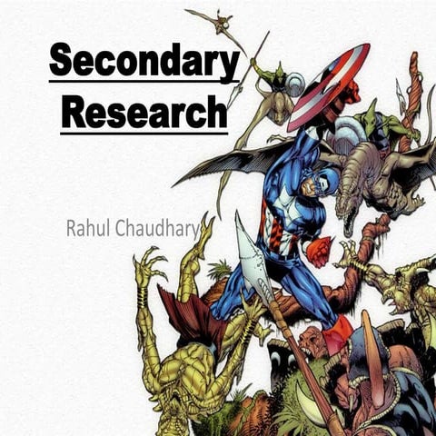 Rahul chaudhary secondary research