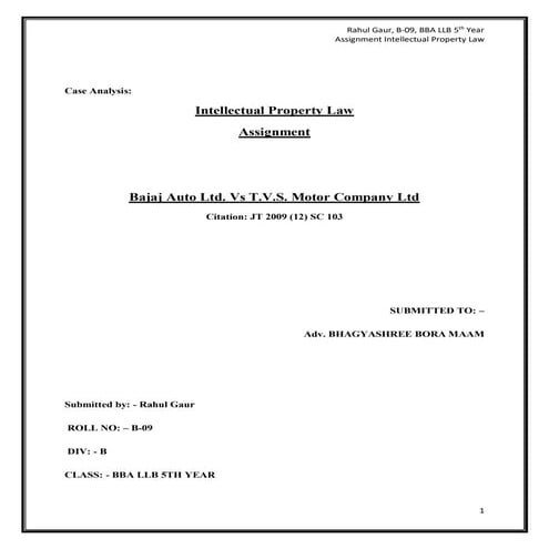Rahul gaur,b 09,ipr assignment,bba llb 5 year (1)