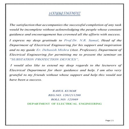 Power system protection seminar report
