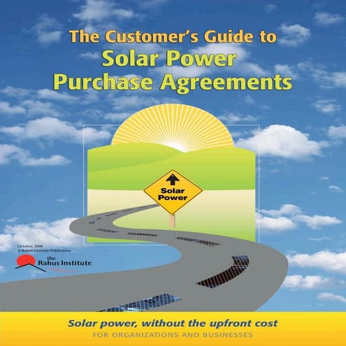 Rahus Solar PPA Customers Guide V20081005 Lr