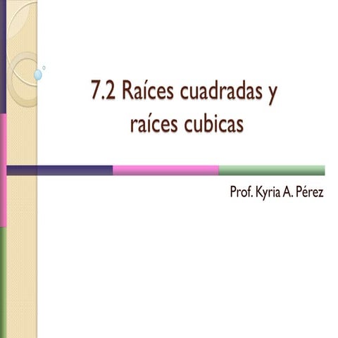 Raices cuadradas y cubicas