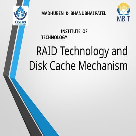 Comprehensive Overview of RAID Technology and Disk Cache Mechanisms for ...